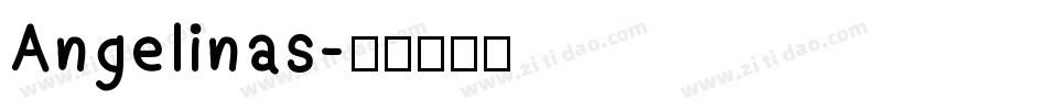 Angelinas字体转换