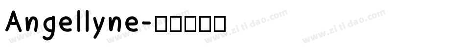 Angellyne字体转换