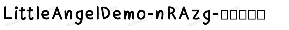 LittleAngelDemo-nRAzg字体转换