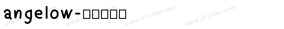 angelow字体转换