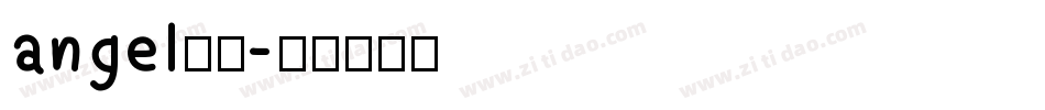angel字体字体转换