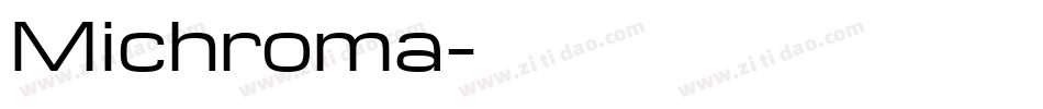 Michroma字体转换