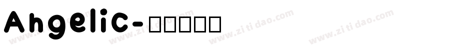 Angelic字体转换