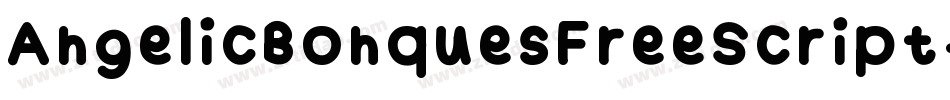 AngelicBonquesFreeScript-2OEXK字体转换