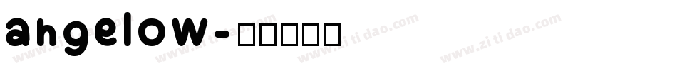 angelow字体转换