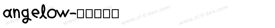 angelow字体转换