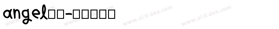 angel字体字体转换
