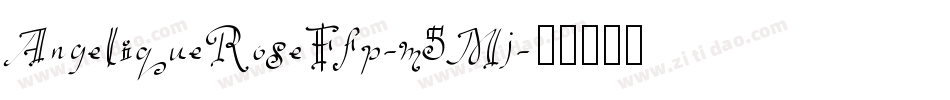 AngeliqueRoseFfp-m5Mj字体转换