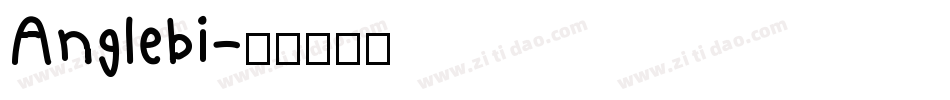 Anglebi字体转换