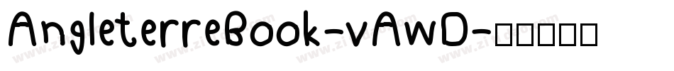 AngleterreBook-vAwD字体转换