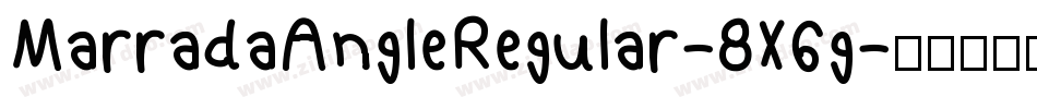 MarradaAngleRegular-8X6g字体转换