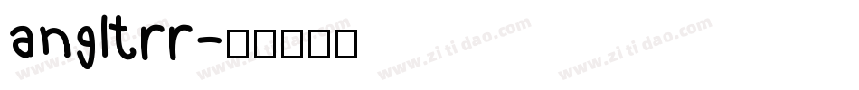 angltrr字体转换