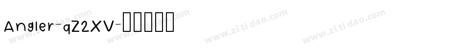 Angler-qZ2XV字体转换