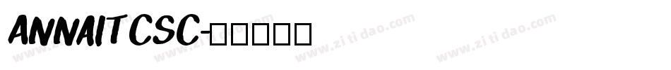 AnnaITCSC字体转换