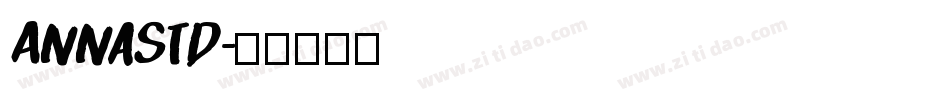 AnnaStd字体转换