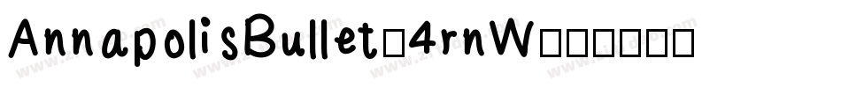 AnnapolisBullet-4rnW字体转换