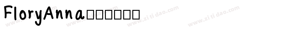 FloryAnna字体转换