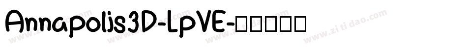 Annapolis3D-LpVE字体转换