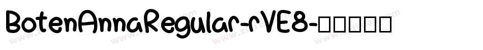BotenAnnaRegular-rVE8字体转换
