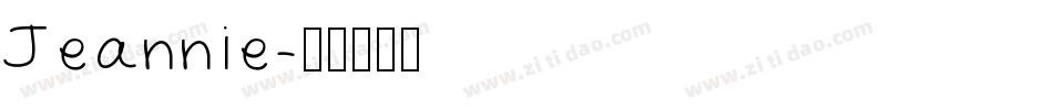 Jeannie字体转换