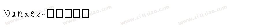 Nantes字体转换
