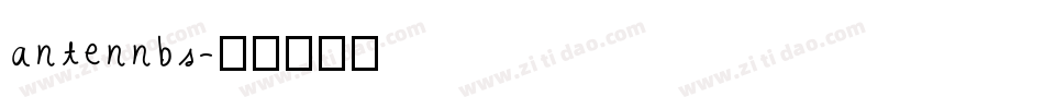 antennbs字体转换