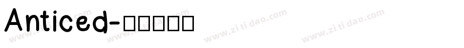 Anticed字体转换