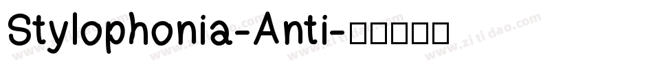 Stylophonia-Anti字体转换