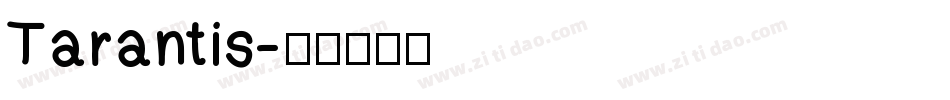 Tarantis字体转换