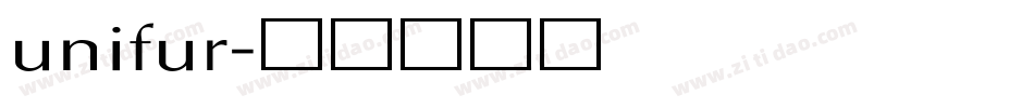 unifur字体转换