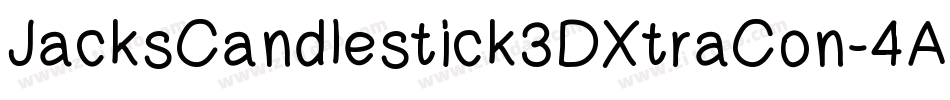 JacksCandlestick3DXtraCon-4AoY字体转换