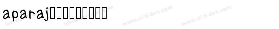 aparaj转换器字体转换