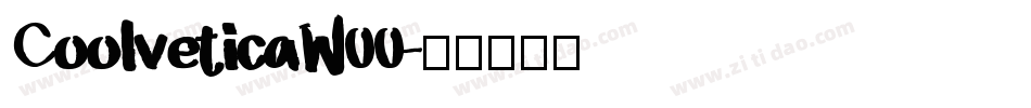 CoolveticaW00字体转换