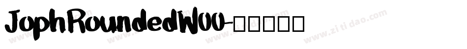 JophRoundedW00字体转换