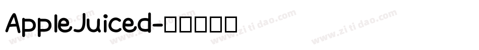 AppleJuiced字体转换