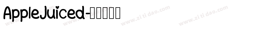 AppleJuiced字体转换