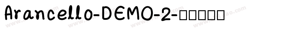 Arancello-DEMO-2字体转换