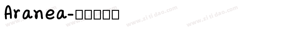 Aranea字体转换