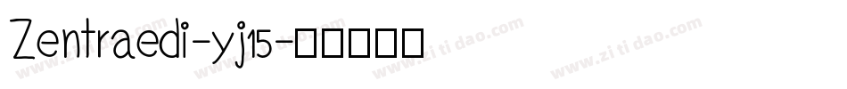 Zentraedi-yj15字体转换
