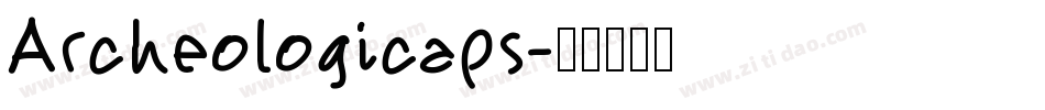 Archeologicaps字体转换