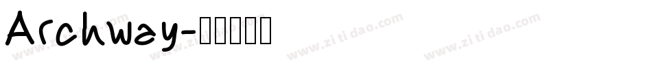 Archway字体转换