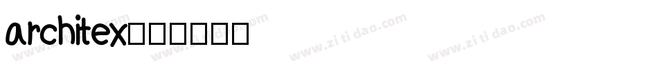 architex字体转换