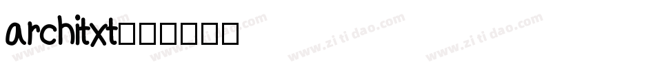 architxt字体转换