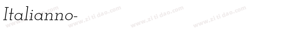 Italianno字体转换