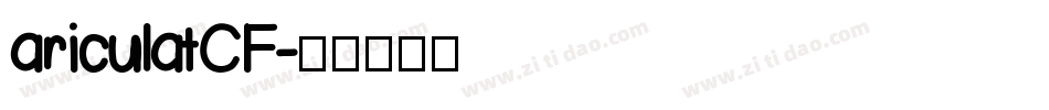 ariculatCF字体转换