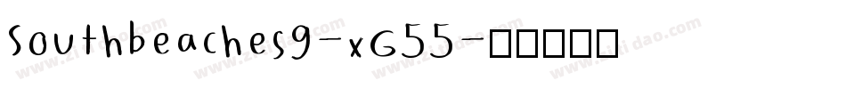 Southbeaches9-xG55字体转换