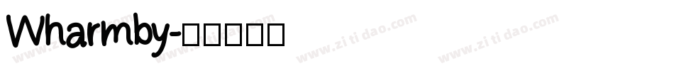 Wharmby字体转换