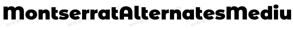 MontserratAlternatesMedium-or1o字体转换