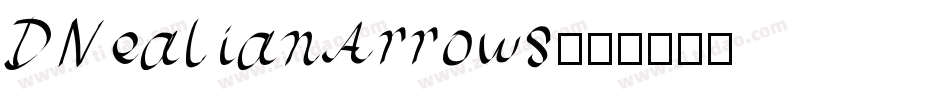 DNealianArrows字体转换