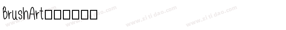BrushArt字体转换